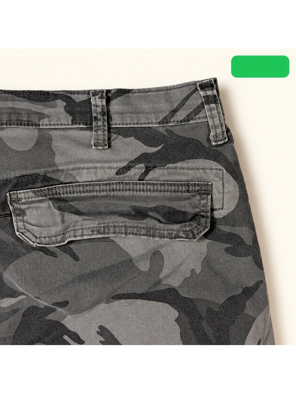 Wrangler Gray Camo Regular Taper Cargo Pants 38x30